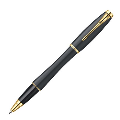 派克（PARKER） 都市 磨砂黑桿金夾寶珠筆/簽字筆