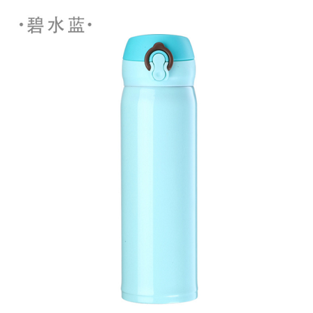 商務(wù)不銹鋼直身保溫杯車載情侶水杯禮品杯子定制刻字彈跳杯